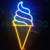 Letrero Luminoso Helado Ice Cream NEON LED Flexible - comprar online