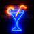 Letrero Luminoso Neon Cocktail Martini Led Flexible Bar Vodka