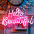 Letrero Luminoso Neon Happy Birthday Led Flexible Hello Beautiful