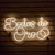 Letrero Luminoso Neon de Bodas de Oro LED para decoración