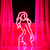Letrero Luminoso Mujer Sensual Fucsia NEON LED Flexible en internet