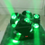 Luces DJ 4 Bolas Locas de 16x10W RGBW LED Láser y Cortadora Dmx Disco