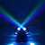 Luces para eventos Doble Bola Loca LED 4 en 1 Beam Laser Strobo y Gobos Dmx