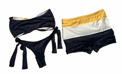 Kit Casal Tricolor - CLOE MODA PRAIA