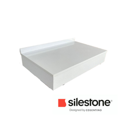 Mesada Baño Silestone White Storm 77cm X 50cm - comprar online