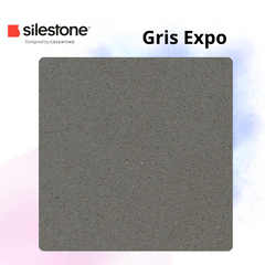 Mesada De Baño Silestone Gris Expo 64cm X 40cm en internet