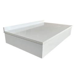 Mesada Baño Silestone White Storm 77cm X 50cm