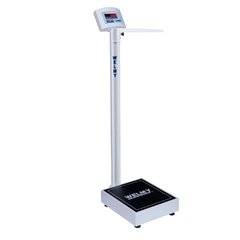 BALANÇA ELETRÔNICA WELMY - MÉDICA - COM RÉGUA ANTROPOMÉTRICA - CAPACIDADE 200KILOS - DIVISÃO DE 100G - PLATAFORMA 34X39CM - VISOR LED - COD. 62784 - comprar online