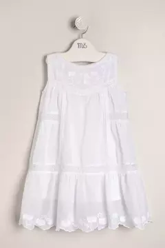 Vestido bordado con puntillas Asha - comprar online