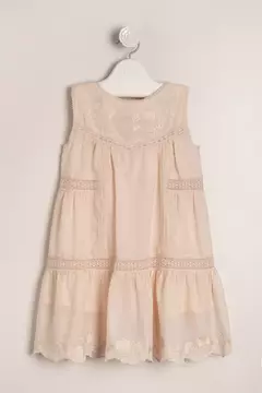 Vestido bordado con puntillas Asha - CROMA Babys & Kids