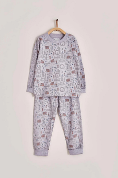 Pijama Nick London Sights Pima Estampado M/L