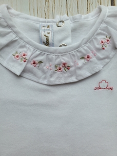 Body cuello volado bordado - CROMA Babys & Kids