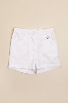 Short de broderie "Doty" Bco.