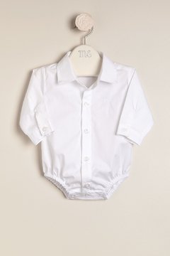 Body camisa de vestir Blanco