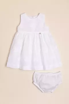 Vestido voile de algodón bordado Simonetta BB