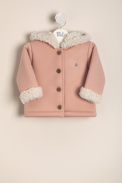 Campera con pielcita y orejitas Winther Rosa