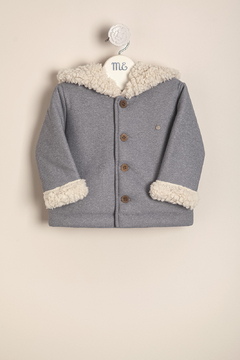 Campera con pielcita Winter Gris en internet