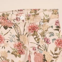 Pantalón de gabardina estampada Emma - comprar online