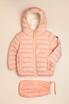 Campera de Microfibra Impermeable Rosa