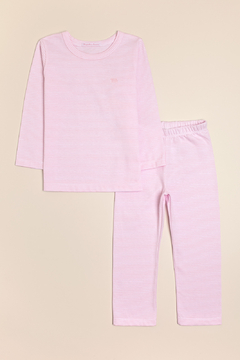 Conjunto de remera y pantalon pijama ME Rosa