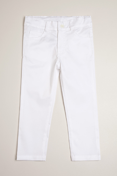 Pantalon de gabardina con canesu y bolsillo - comprar online