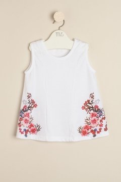 Musculosa con vuelo y estam