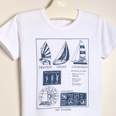 Remera estampada Bateaux