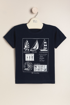 Remera estampada Bateaux - comprar online