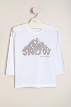 Remera estampada Snow