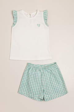 Conjunto de remera y short Victoria - CROMA Babys & Kids