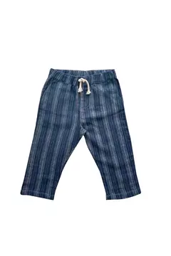 Pantalón Lino Azul