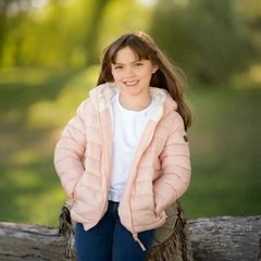 Campera de Microfibra Impermeable Rosa - CROMA Babys & Kids