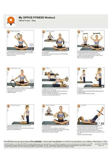 Kit Yoga Pilates Aro Pilates + 3 Bandas Elasticas + Bosu Equ