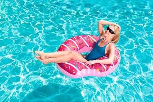 Colchoneta Inflable Dona Bestway Piletas Rosa