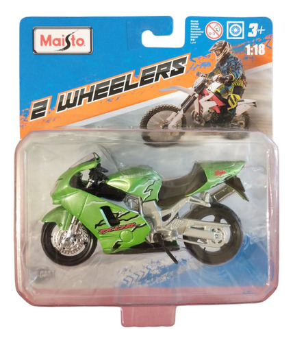 Moto Kawasaki Ninja Zx12r Escala 1:18 - 2 Wheelers - Maisto