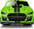 2020 Mustang Shelby Gt500 Muscle Machines Maisto Mod 1 Verde