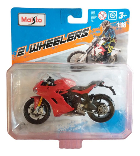 Moto Ducati Escala 1:18 - 2 Wheelers Metal - Maisto