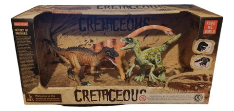 Cretaceous Set De Dinosaurios 3 Piezas