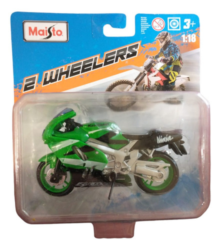 Moto Kawasaki Ninja Zx9r Escala 1:18 - 2 Wheelers - Maisto