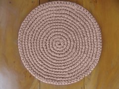 Sousplat de Crochet Caqui