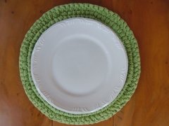 Sousplat de Crochet Verde Claro !! - comprar online
