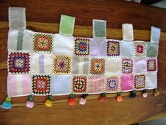 Bandô Crochet com Retalho e Flores 0,45 x 0,80 na internet