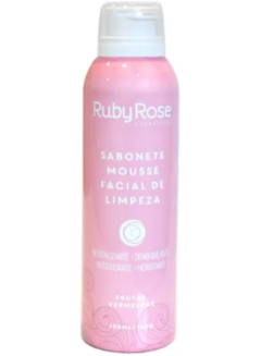 Sabonete Mousse de Limpeza Facial Frutas Vermelhas - Ruby Rose