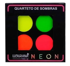 Quarteto de Sombras Matte Neon - Ludurana