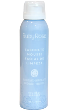 Sabonete Mousse de Limpeza Facial Nuvem de Algodão - Ruby Rose