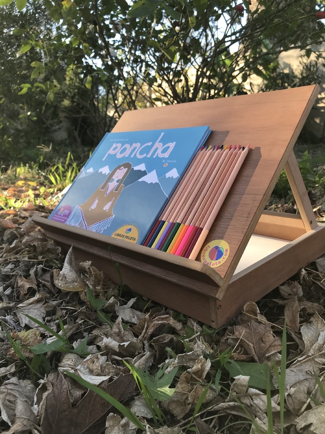 Atril para libros en madera