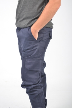 Pantalon Cargo Gabardina 6 Bolsillos - comprar online