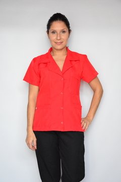 CHAQUETA ROJA LISA - comprar online