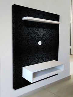 mueble de TV FLOTANTE, diseños en NEGRO - tienda online