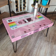 MESA RATONA CASSETTE - ROSA